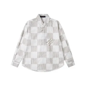 Luxury 1:1 Louis Vuitton Polyester Shirt