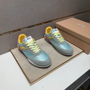 AAA Designer Miu Casual Shoes Color Mesh
