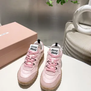 High Quality Aaa Miu Miu Canvas Sneakers For Spring