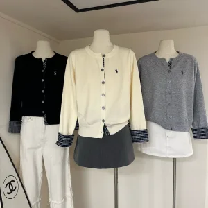 1:1 Designer Ralph Lauren Long-Sleeved Cardigan