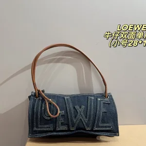 Aaa Loewe Denim Shoulder Bag For Autumn