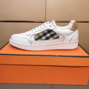 Aaa Burberry Cowhide Casual Shoes