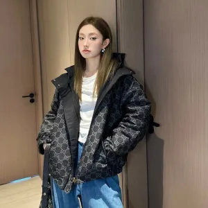 Luxury Gucci Outerwear Red Polyester Fiber Jacquard