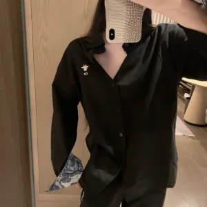 Aaa Dior Cotton Long-Sleeved Shirt