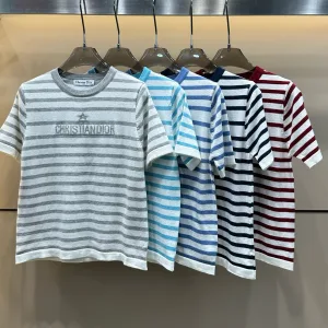 1:1 Designer Dior Jacquard Short Sleeves