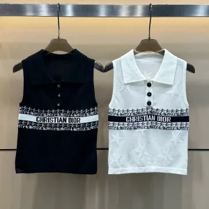 Luxury Dior Jacquard Vest