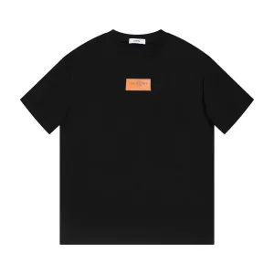 AAA Reps Loewe Short-Sleeved T-Shirt Black Cotton Pure Summer