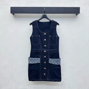 1:1 Louis Vuitton Denim Dresses
