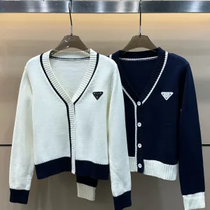 Luxury Prada Long-Sleeved Cardigan