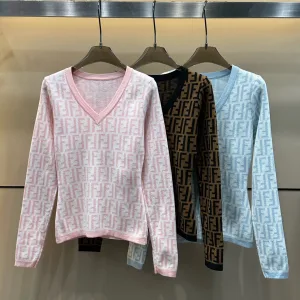 Designer Fendi Jacquard Long Sleeves