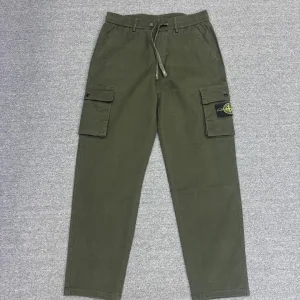 Super Clone Stone Island Cargo Pants Green