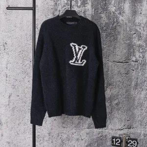 Designer Louis Vuitton Jacquard Sweater For Fall