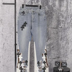 Designer Chrome Hearts Abs Jeans
