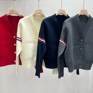 1:1 Luxury Thom Browne Long-Sleeved Cardigan