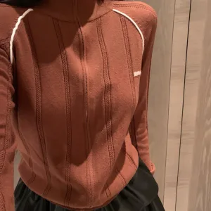 Aaa Miu Miu Jacquard Long-Sleeved Shirts