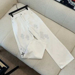 1:1 High Quality Chrome Hearts Leather Pants