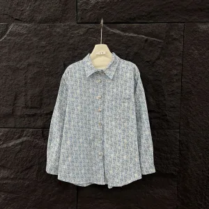 Designer Luxury Dior Denim Shirts