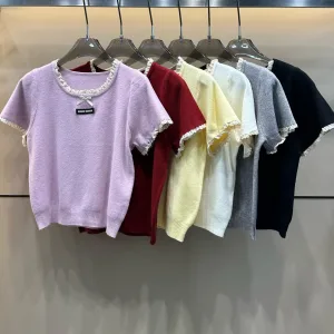 Aaa Luxury Miu Miu Short Sleeves