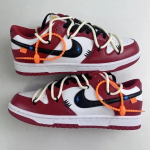 Designer Nike Sneakers Red Lace