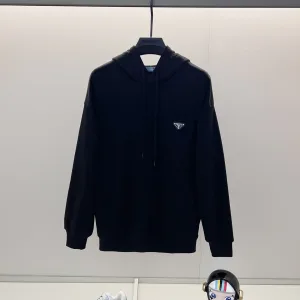 Luxury Prada Cotton Hoodie