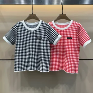 Luxury Miu Miu Short Sleeves