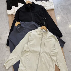 Super Clone Lululemon Coat Red Urban Commuting Sophistication Spring Wrinkled Fabric Zippered Pocket