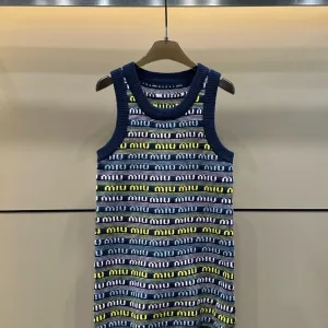 High Quality Aaa Miu Miu Jacquard Vest
