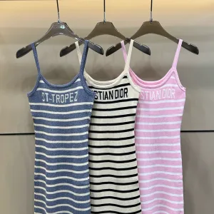 1:1 Dior Jacquard Spaghetti Straps