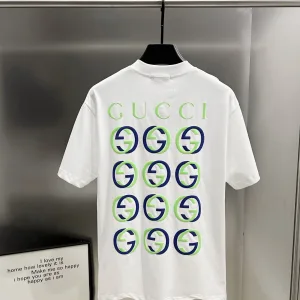 Designer Gucci Cotton Short-Sleeved T-Shirt For Spring