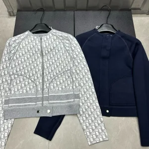 Luxury Aaa Dior Jacquard Outerwear