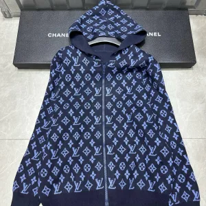 Designer Luxury Louis Vuitton Jacquard Outerwear