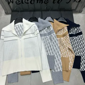 High Quality Dior Jacquard Outerwear