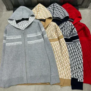 Luxury Dior Jacquard Outerwear