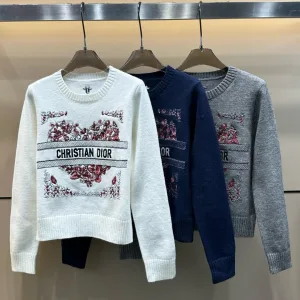 High Quality Luxury Dior Long-Sleeved Sweater