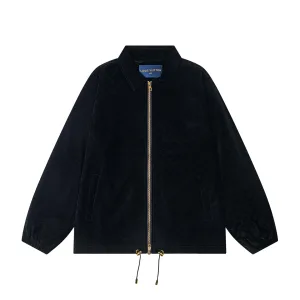 Luxury Louis Vuitton Leather Long-Sleeved