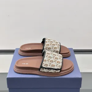 Luxury Designer Dior Cowhide Sandals