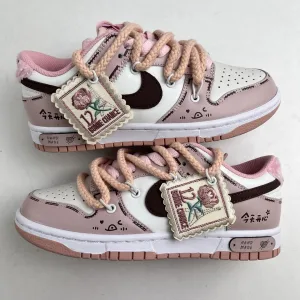 Designer Reps Nike Sneakers Pink Lace