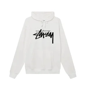 High Quality AAA Stussy Hoodie Ash Cotton Pure Combed Streetwear Autumn Early