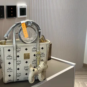 Designer Mcm Gold Shopping Bags