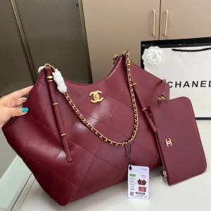 1:1 Aaa Chanel Gold Shoulder Bag