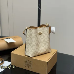 Luxury Coach Bucket Bag