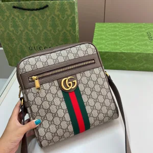 Aaa Gucci Canvas Crossbody Bag