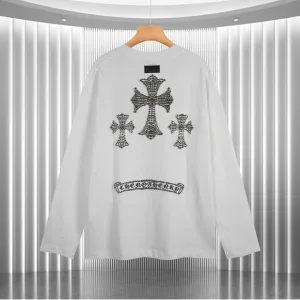 Designer Chrome Hearts Silk Long Sleeves For Autumn