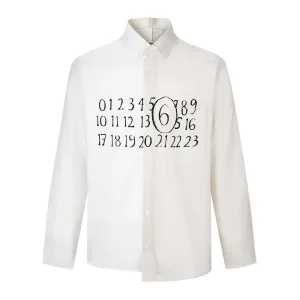 Luxury Margiela Cotton Long-Sleeved Shirt