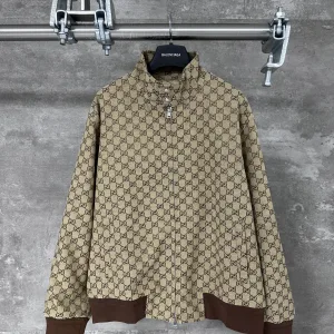 1:1 High Quality Gucci Canvas Long-Sleeved Shirt For Autumn