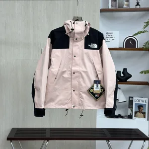 Designer Luxury North Windproof Jacket Pink
