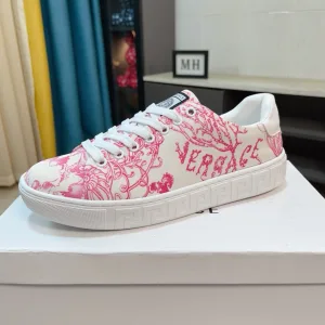 Luxury High Quality Versace Cowhide Casual Shoes