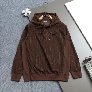 Designer Dior Jacquard Hoodies For Spring