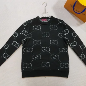 Super Clone High Quality Gucci Sweater Red Wool