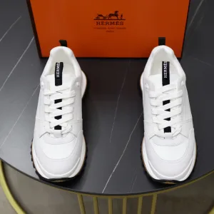 Designer Hermès Calfskin Sneakers